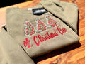 Oh, Christmas Tree Embroidered Sweatshirt or T-Shirt